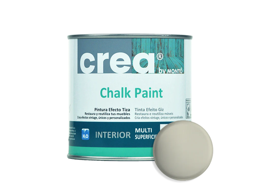Crea Chalk Paint | Pintura Efecto Tiza al Agua | Acabado Mate Vintage para Muebles y Decoración - Image 4