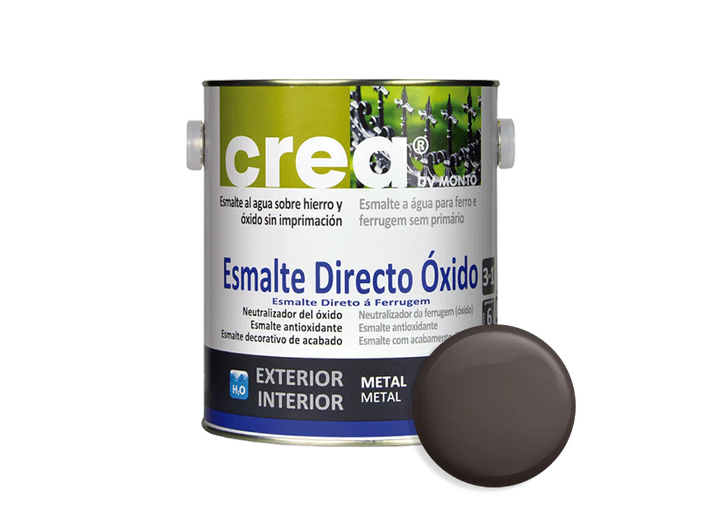Crea Esmalte Directo Óxido | Esmalte Antioxidante al Agua | Directo sobre Metal Oxidado - Image 3