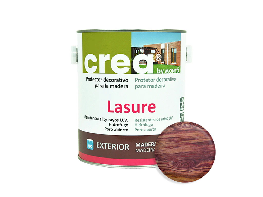 Crea Lasure Satinado | Protector al Agua para Madera | Acabado Poro Abierto con Protección UV - Image 4