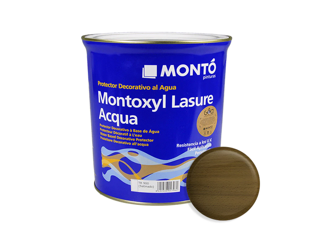 Montoxyl Lasure Acqua Satinado | Lasure al Agua para Madera Interior y Exterior | Protección UV y Poro Abierto - Image 5