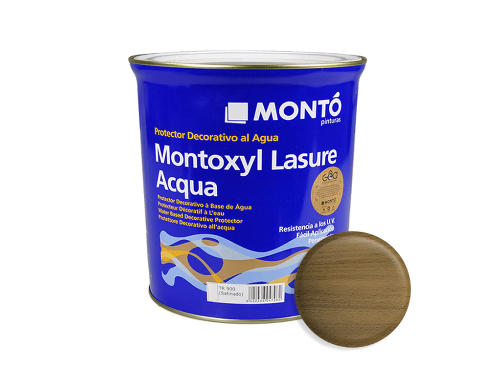 Montoxyl Lasure Acqua Satinado | Lasure al Agua para Madera Interior y Exterior | Protección UV y Poro Abierto - Image 6