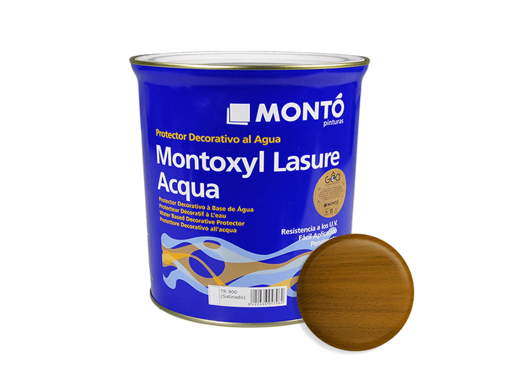 Montoxyl Lasure Acqua Satinado | Lasure al Agua para Madera Interior y Exterior | Protección UV y Poro Abierto - Image 9