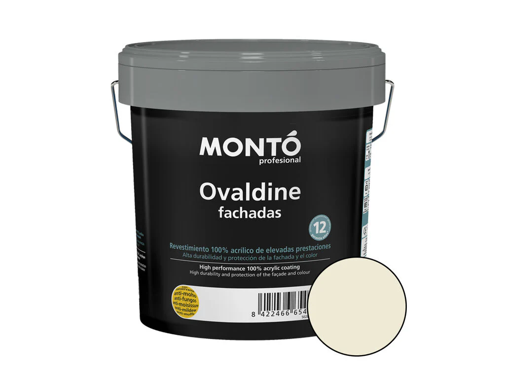 Pintura de fachadas premium: Ovaldine Fachadas (4 Litros). Coloreable - Image 11