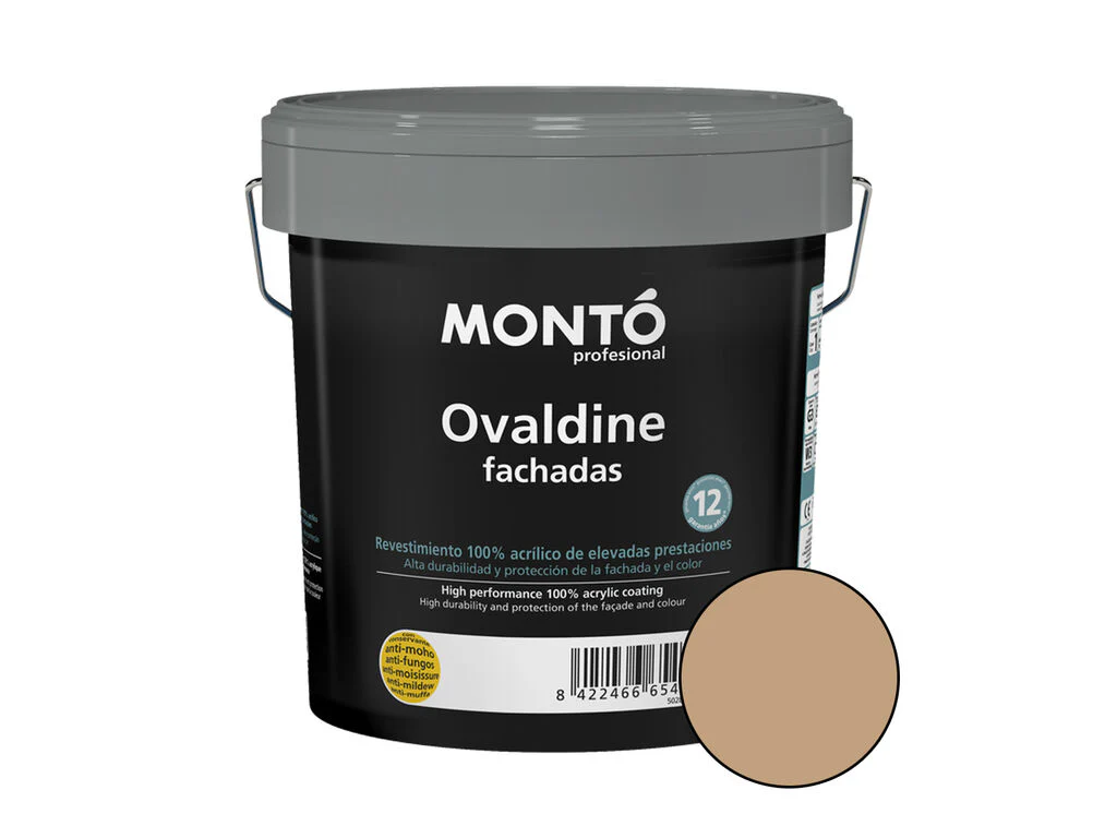 Pintura de fachadas premium: Ovaldine Fachadas (4 Litros). Coloreable - Image 12