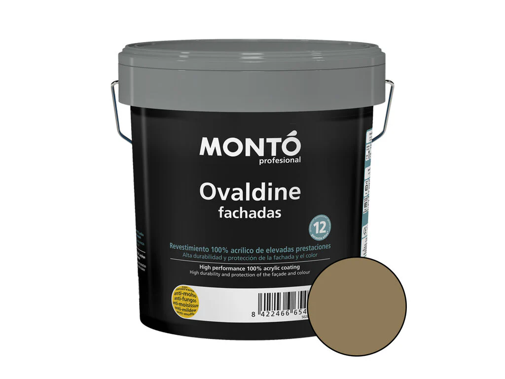 Pintura de fachadas premium: Ovaldine Fachadas (4 Litros). Coloreable - Image 7